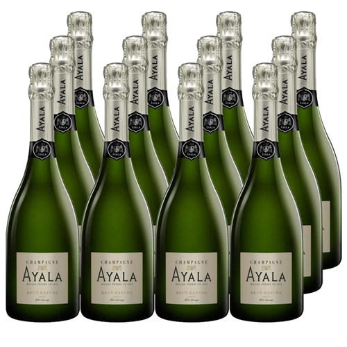 Ayala Brut Nature Champagne 75cl Case of 12 Champagne